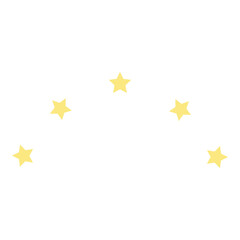 5 stars icon design illustration clipart template