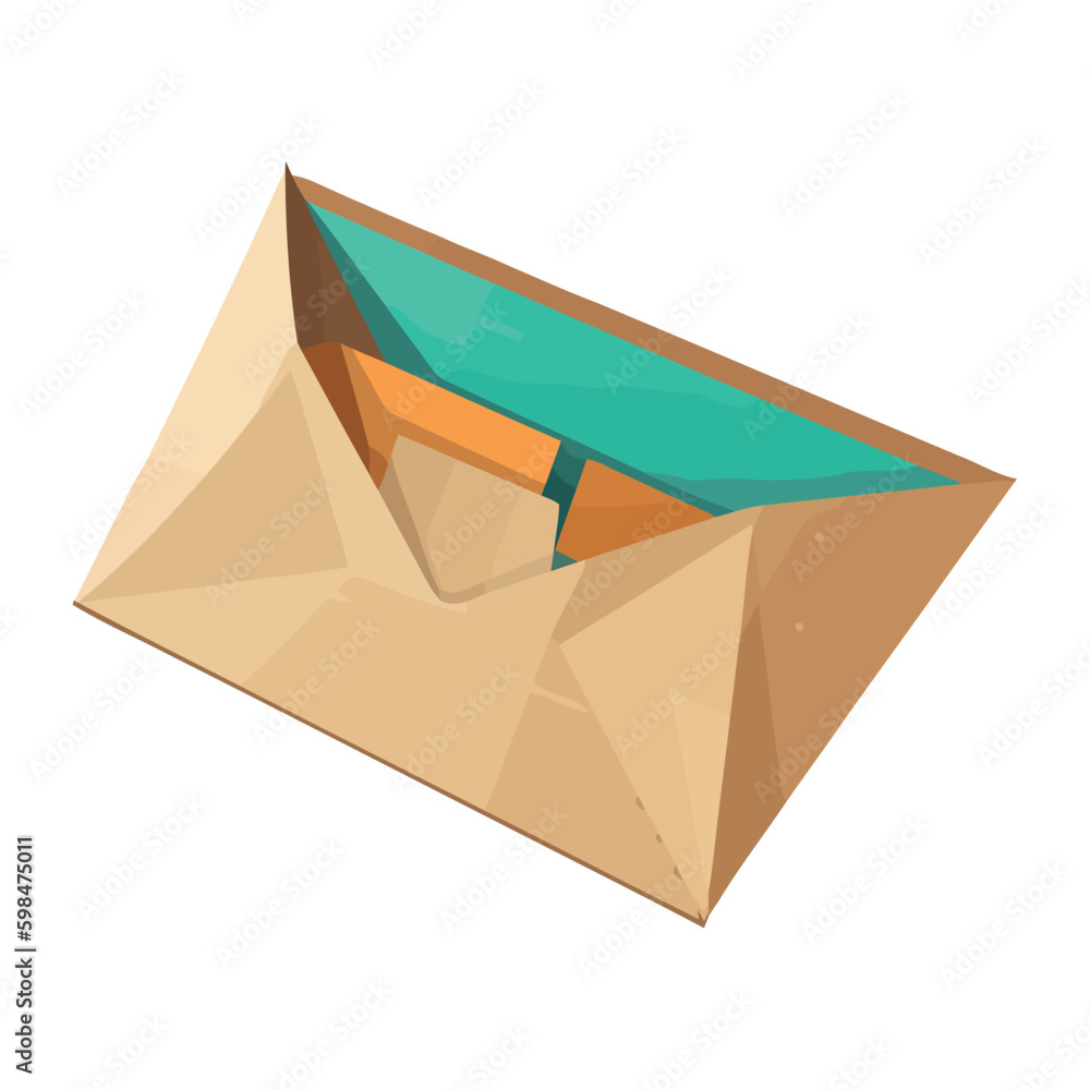 Poster open envelope mail generative ai