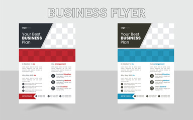 Business Flyer Design Template, Flyer Template, Vector Flyer, Graphics illustrative Flyer