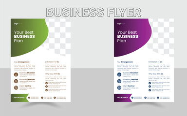 Business Flyer Design Template, Flyer Template, Vector Flyer, Graphics illustrative Flyer