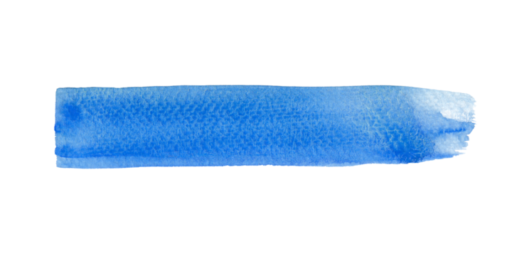 Abstract watercolor brush strokes for background. Colorful brush stripe on white paper texture. Close up.