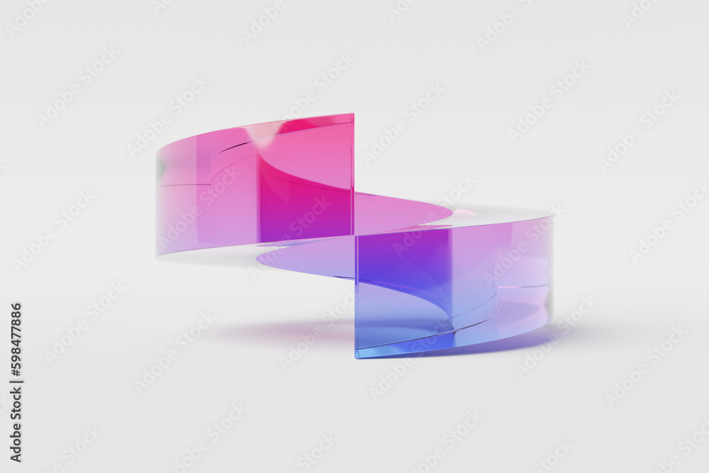 Poster technical design with a variety of colorful elements. abstract 3d illustration