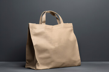 illustration of a reuseable shopping bag for mockup