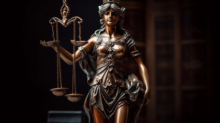 goddess of justice. Generative AI