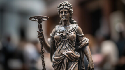 goddess of justice. Generative AI