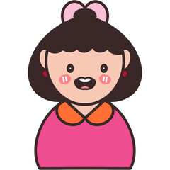 Obraz premium little girl,girl, cute, little girl, love, little, boy, cartoon, happy, anime, romance, character, pink, romantic, funny, scene, tumblr, children, trendy, puuung, cozy, couple, warm, pose, meme, woman