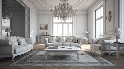 living room. Generative AI