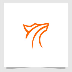 wolf logo design