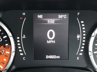 Closeup image of a car dashboard on a hot summer’s day 