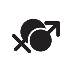 Gender icon or logo isolated sign symbol vector illustration - high quality black style vector icons