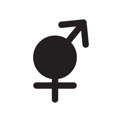 Gender icon or logo isolated sign symbol vector illustration - high quality black style vector icons