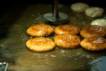 포장마차에서 파는 호떡