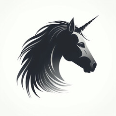 silhouette of horse isolated vector illustration on white background for animal logo, graphic icon, and modern home décor. perfect for wildlife and safari-themed designs. generative ai