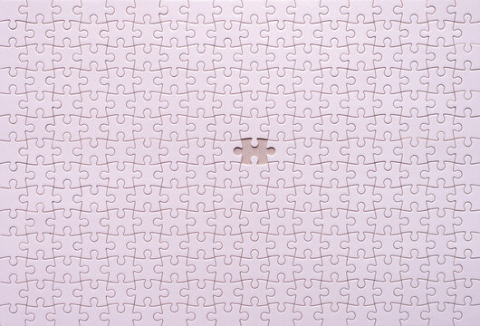 Puzzle pieces grid,Jigsaw puzzle white colour,Success mosaic solution template,Horizontal