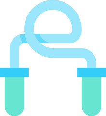 Skipping rope flat icon