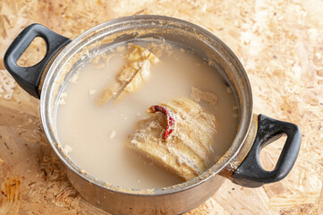 あく抜きしたタケノコ