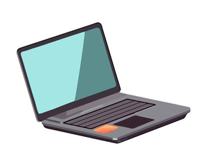 Obraz na płótnie Canvas Modern laptop device icon Generative AI