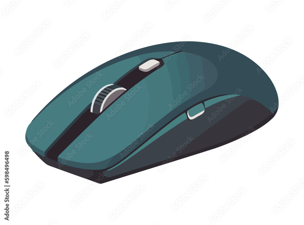 Poster modern computer mouse icon, a symbol of technology generative ai