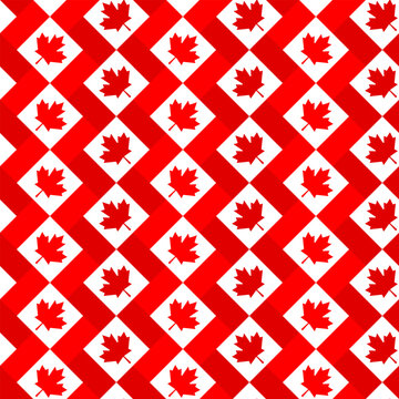 canadian pattern. line background. vector illustration