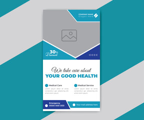 Medical healthcare instagram stories collection design template