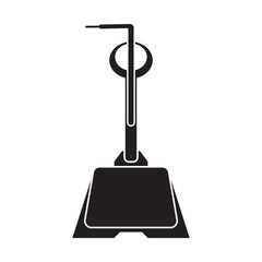 Height measuring symbol icon,vector illustration design template