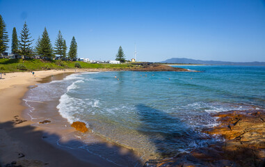 Horseshoe Bay beach in South West Rocks on the East coast of Australia
