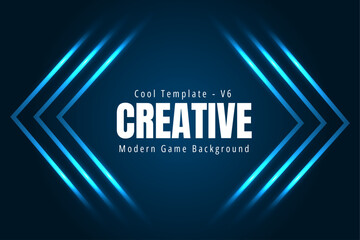 Modern Creative Background Gaming Design V6. very suitable for presentations, game covers, technology banners.