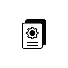 Seo Documents icon design with white background stock illustration