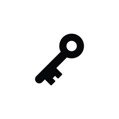 Key Holder icon design with white background stock illustration