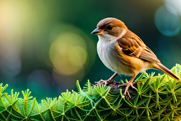 sparrow on a branch