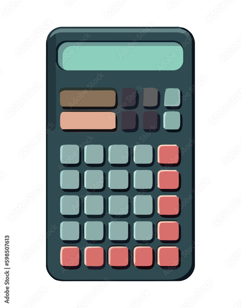 Poster education calculating balance with mathematical generative ai