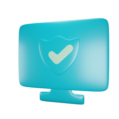 Computer protected with security