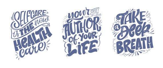 Cute hand drawn doodle lettering about life. Lettering for tee, mug print, postcard.