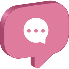 3D Social Media Icon