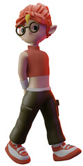 3d character spoiled girl
