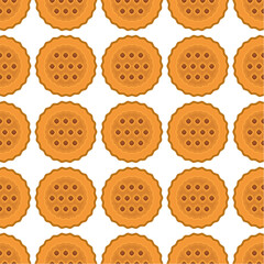 Pattern homemade cookie different taste in pastry biscuit