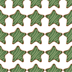 Pattern homemade cookie different taste in pastry biscuit
