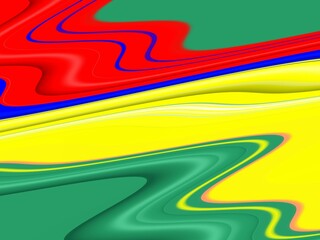 Colorful creative waves, spectrum, lines, rainbow, abstract background