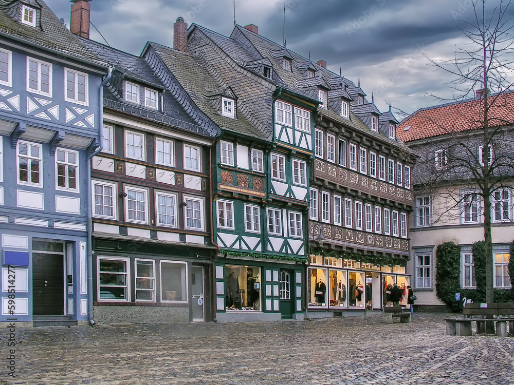 Poster square in goslar, germany