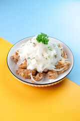 Snow onion Fried chicken