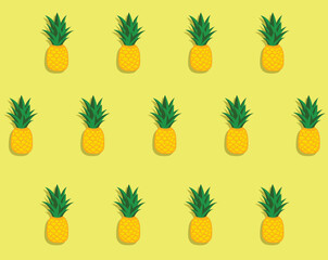 a refreshing pineapple pattern