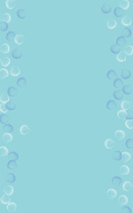 White Clam Background Blue Vector. Seashell Sketch Texture. Abstract Textile Card. Navy Shellfish Coastal Graphic.