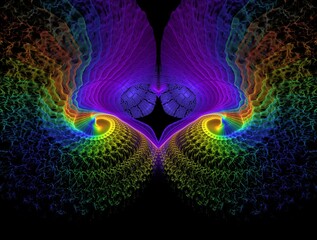 Imaginatory fractal abstract background Image