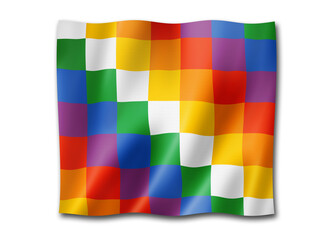 Wiphala ethnic flag, South America