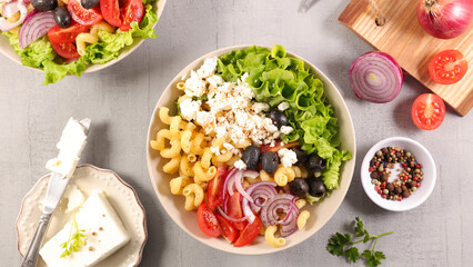 Fresh vegetable salad- Buddha bowl- vegetarian mixed salad