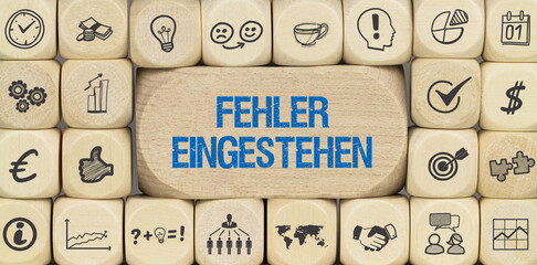 Fehler eingestehen	