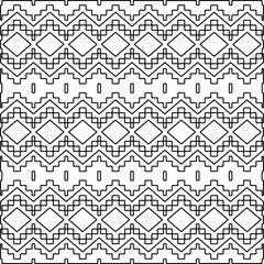 
Repeating patterns of lines.  Black and white pattern for web page, textures, card, poster, fabric, textile.
