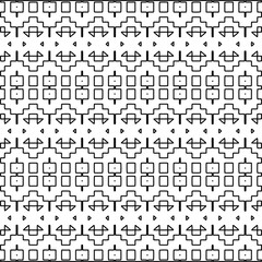 
Repeating patterns of lines.  Black and white pattern for web page, textures, card, poster, fabric, textile.
