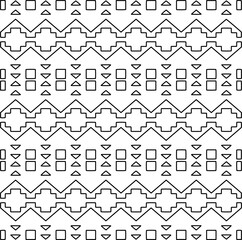 
Repeating patterns of lines.  Black and white pattern for web page, textures, card, poster, fabric, textile.
