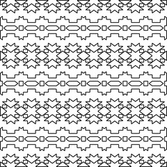 Repeating patterns of lines.  Black and white pattern for web page, textures, card, poster, fabric, textile.